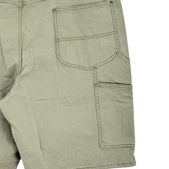 Lee Workwear Men's Muted Olive Pocket Tool Heavy Duty Carpenter Shorts Sz 44 NWT - Picture 4 of 10